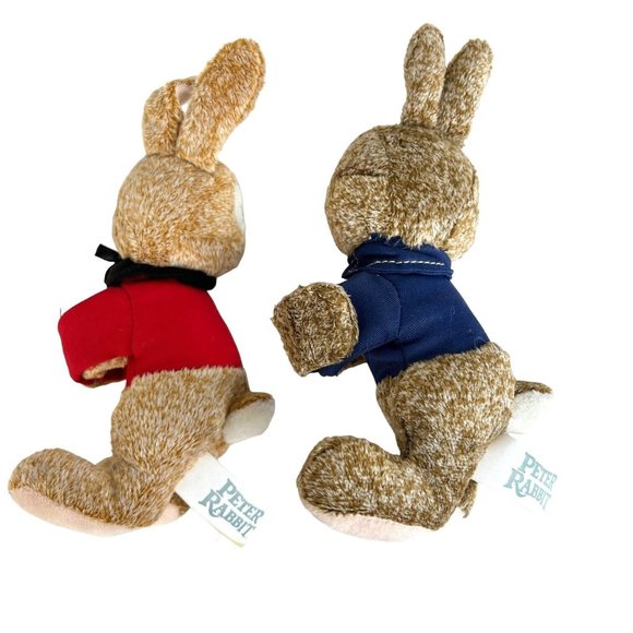 Peter Rabbit & Flopsy Plush Slap Bracelet Magnetic Dan Dee Bunny Stuffed Toy - Picture 3 of 12